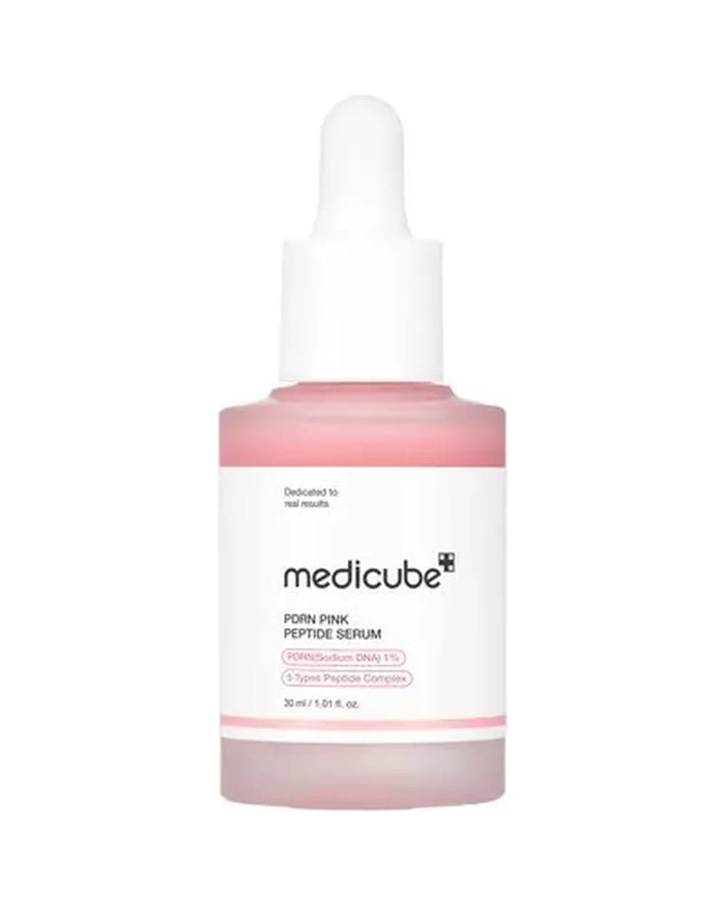 سرم صورتی پپتاید جوانساز مدی کیوب PDRN Pink Peptide