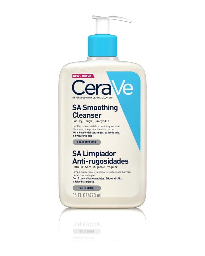 ژل شستشوی ضد جوش پوست خشک و دهیدراته سراوی مدل SA Smoothing (473 میل)