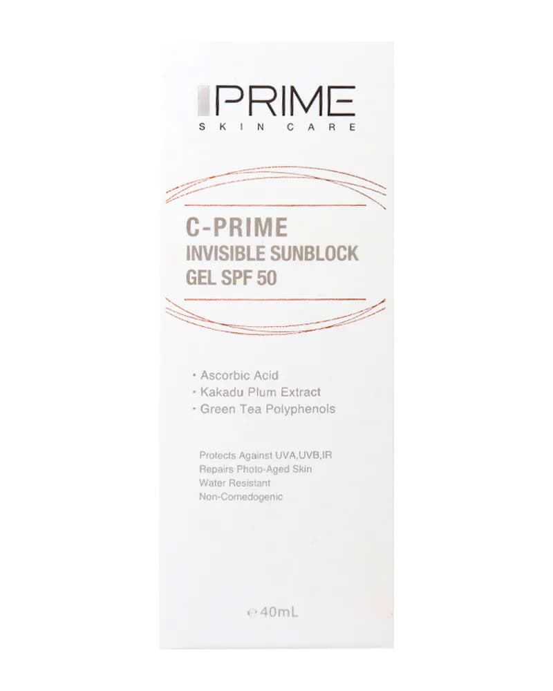 ژل ضد آفتاب پریم مدل C-Prime حاوی ویتامین C با SPF50