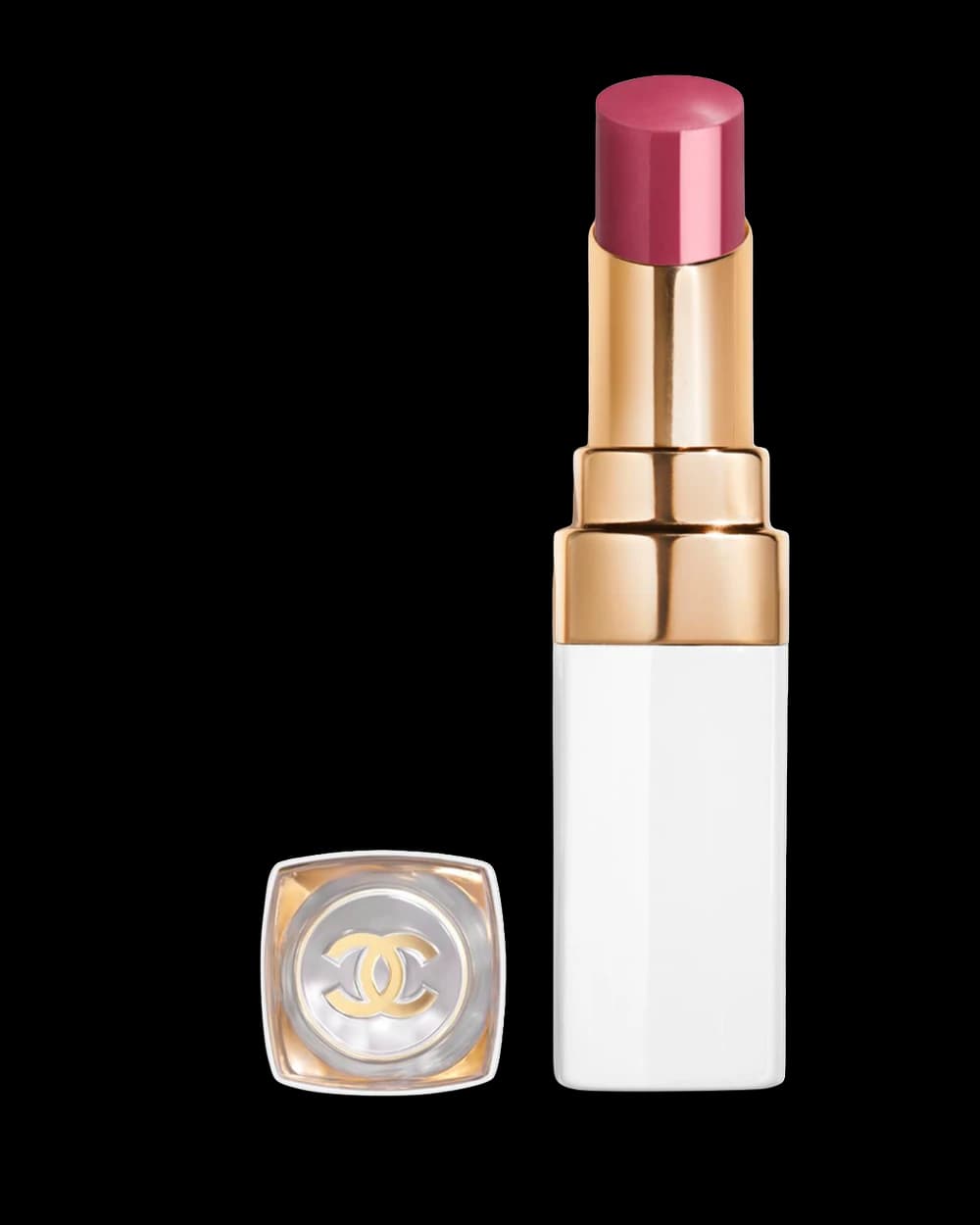 ROUGE COCO BAUME SHINE Hydrating Beautifying Tinted Lip Balm - Buildable Color - RASPBERRY KISS