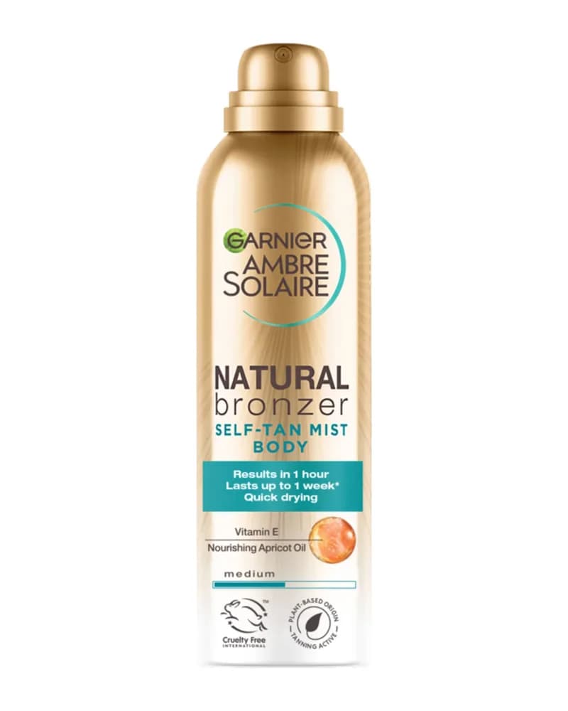 Bronzer Naturale Abbronzante Corpo Asciugatura Rapida Autoabbronzante Medio Garnier Ambre Solaire 150ml