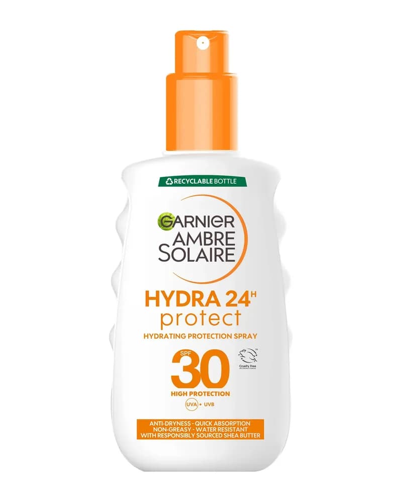 Garnier Ambre Solaire Crema Protezione Solare Spray Idratante 24H SPF 30 200 ml