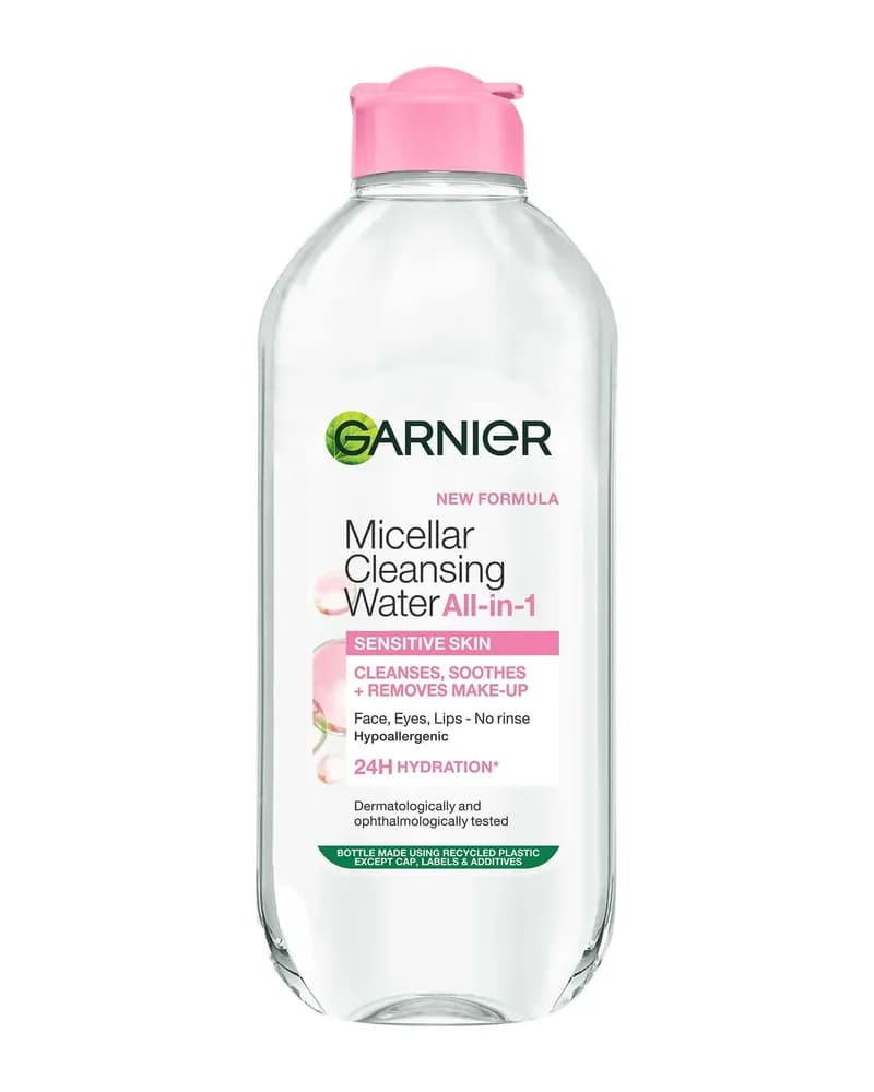 Garnier Acqua Micellare Detergente e Struccante Viso per Pelle Sensibile 400 ml