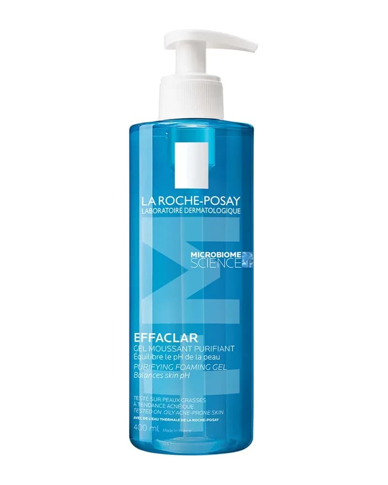 La Roche-Posay Effaclar Gel Detergente Schiumogeno per Pelle Grassa e Soggetta a Imperfezioni 400 ml