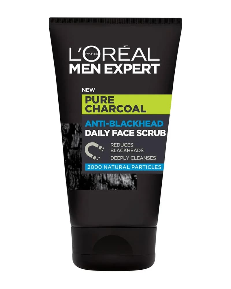 L'Oréal Paris Men Expert Scrub Viso Quotidiano Anti-punti Neri al Carbone Puro 100 ml