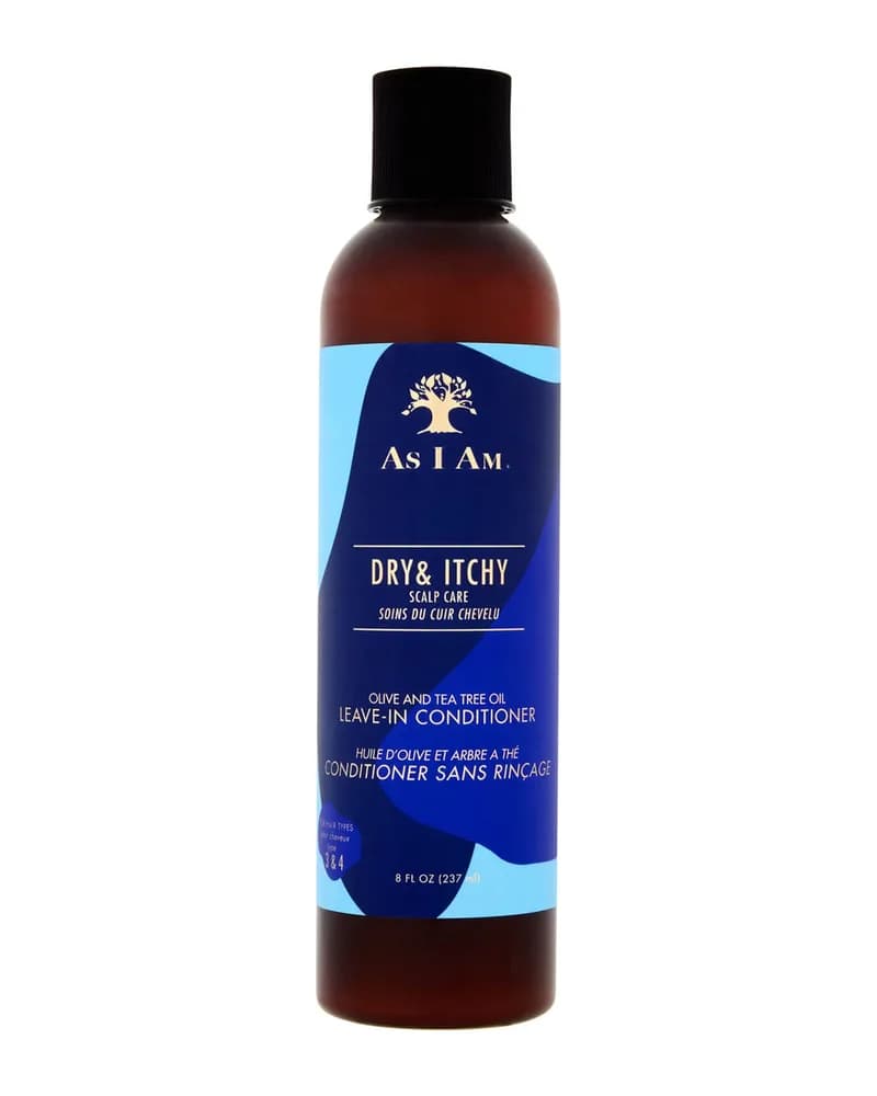 As I Am Dry and Itchy Scalp Care Olive and Tea Tree Oil Leave in Balsamo 237ml