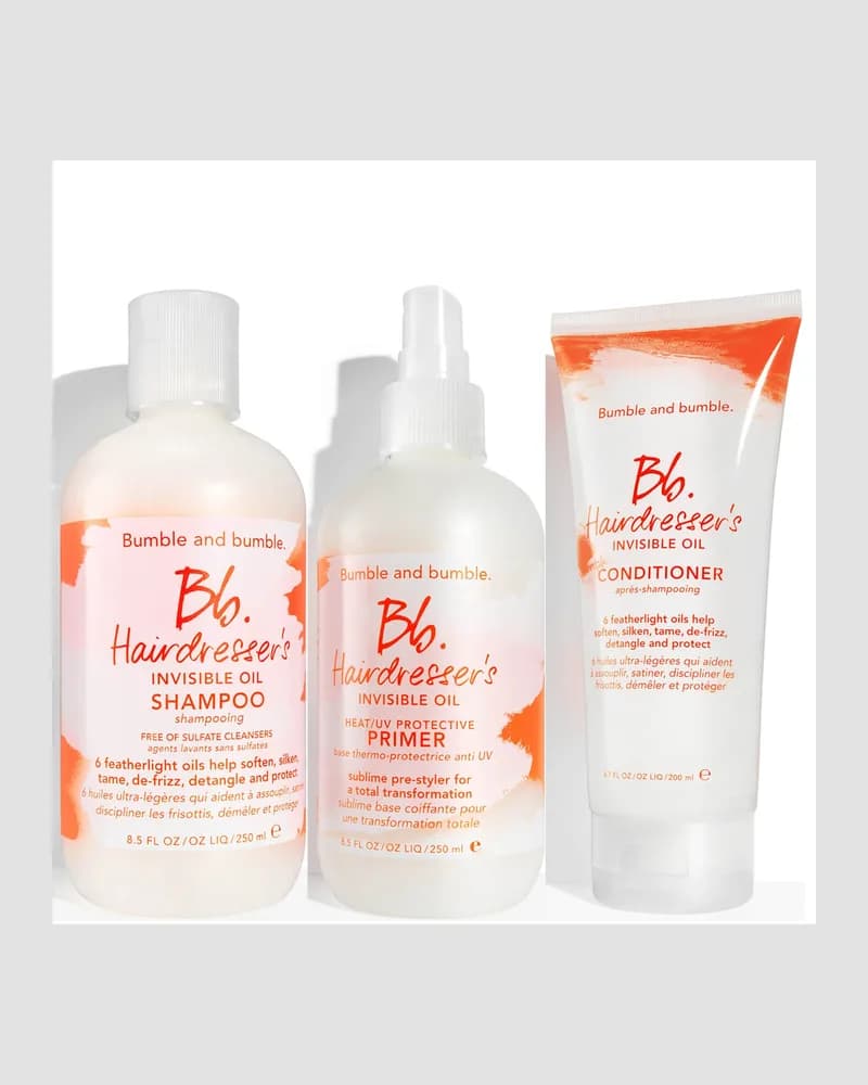 Bumble and bumble Hairdresser's Invisible Oil Shampoo & Conditioner with Heat/UV Primer Bundle