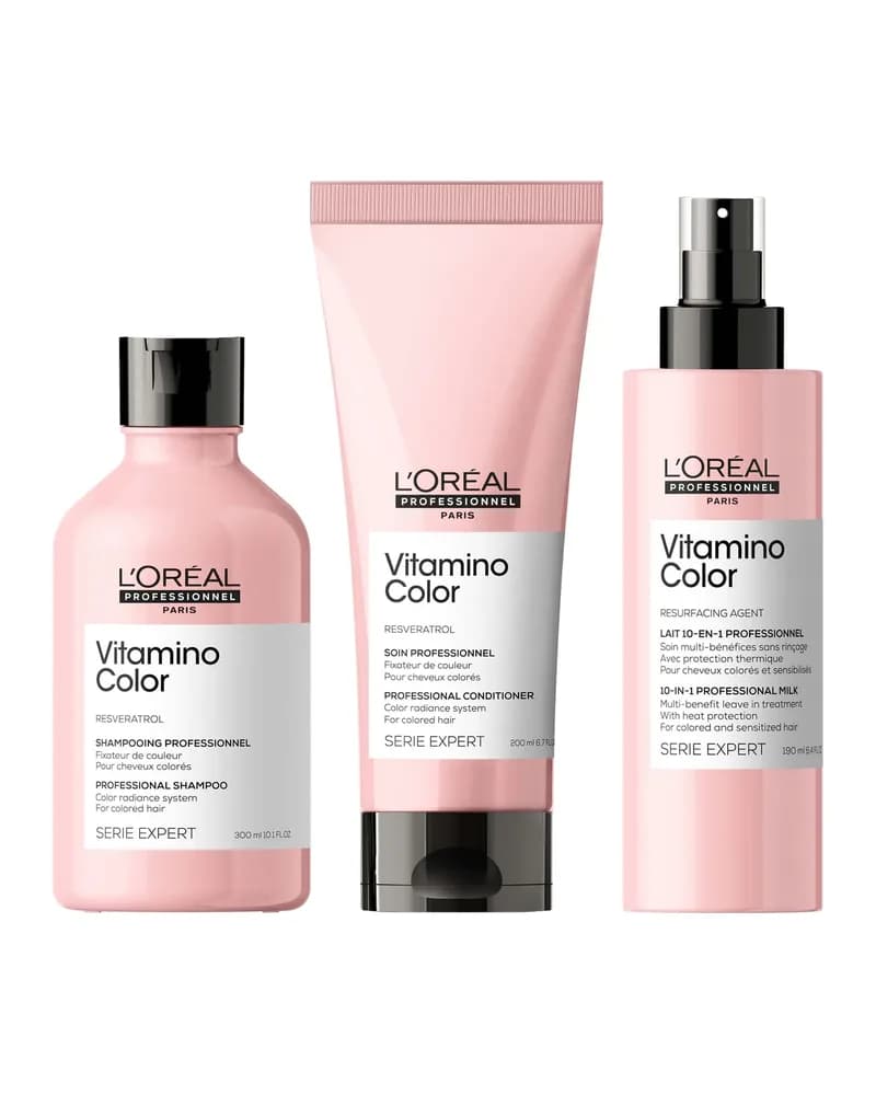 L'Oréal Professionnel Vitamino Color at Home Experts for Coloured Hair Bundle