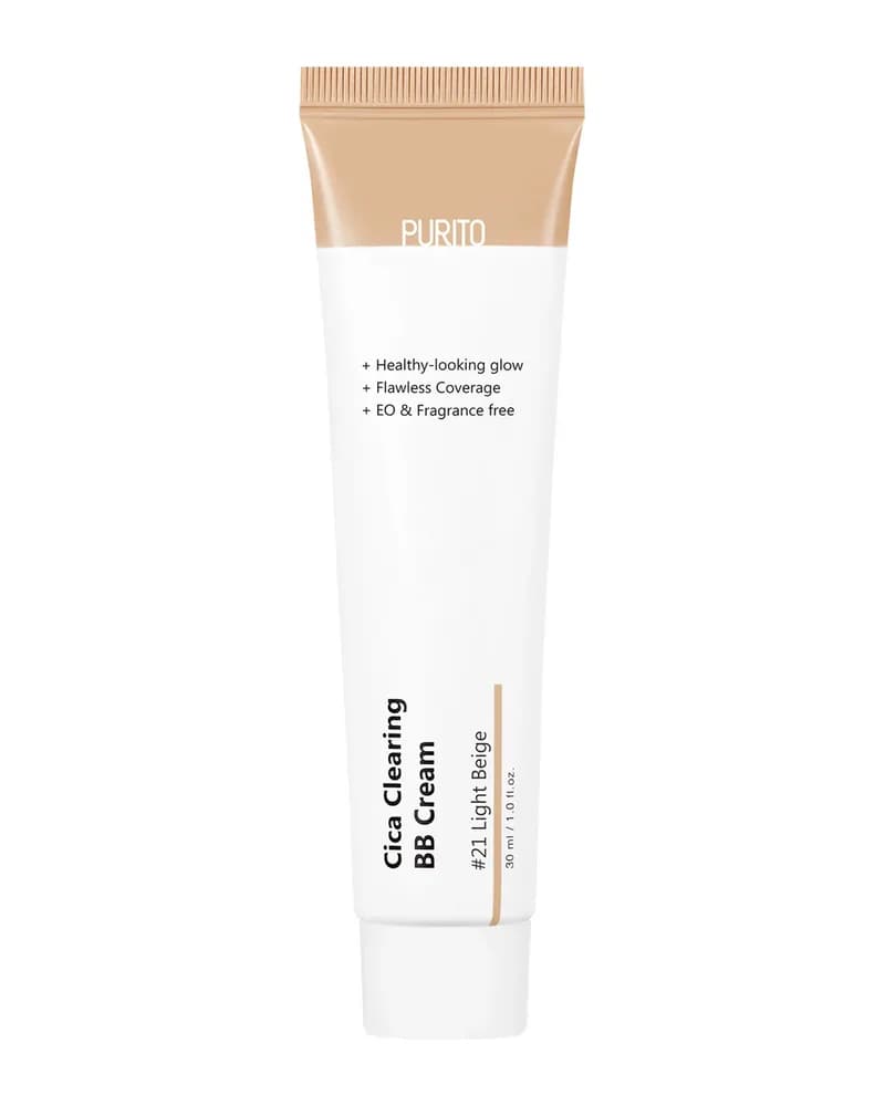 PURITO Cica Clearing BB Cream 30ml (Various Shades)