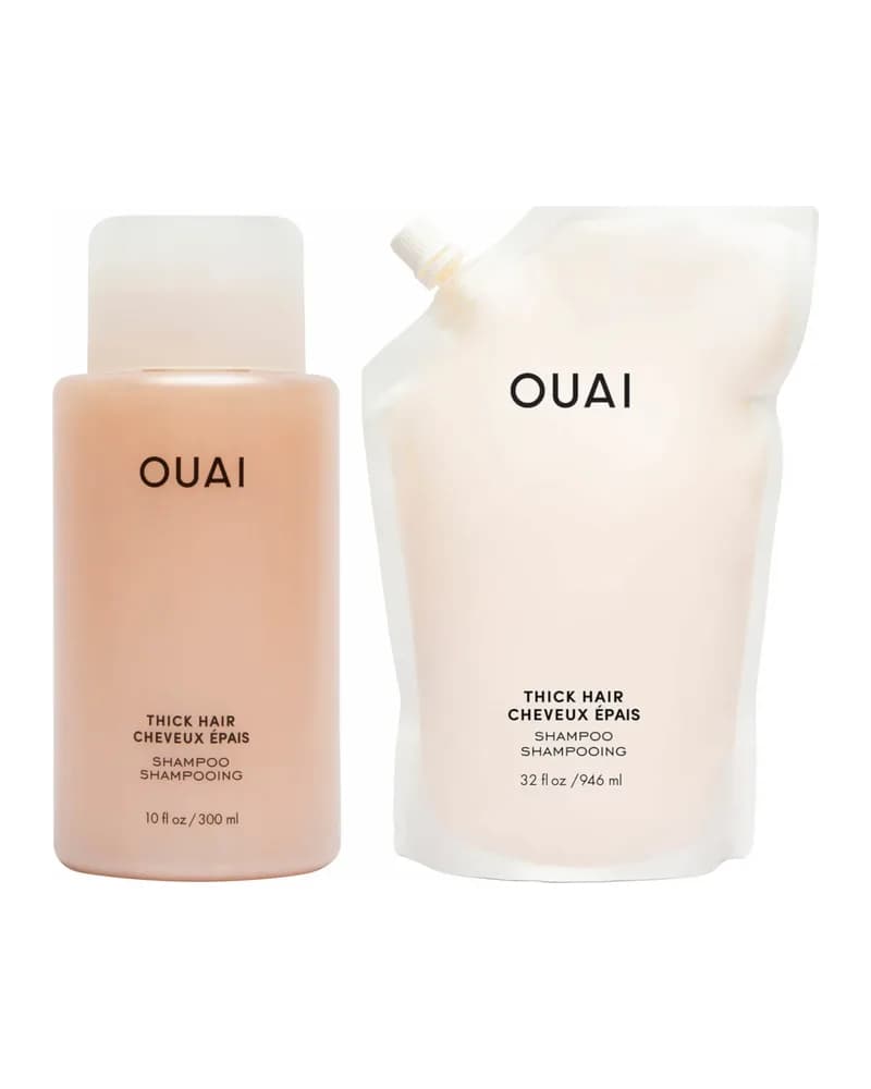 OUAI Thick Shampoo and Refill Bundle