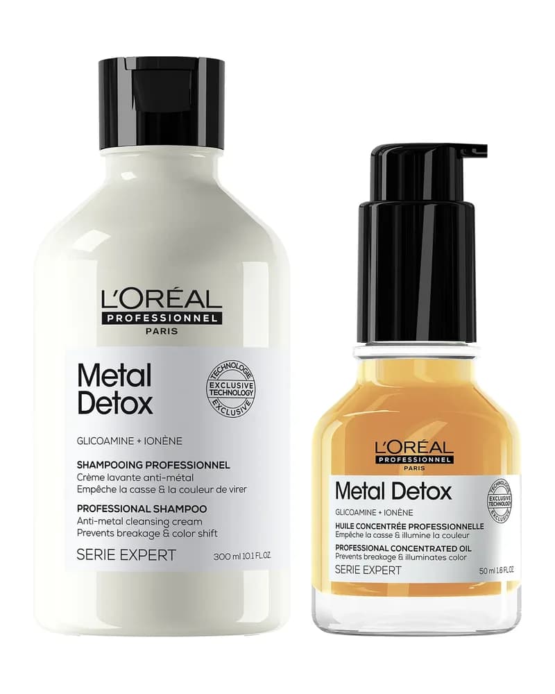 L'Oréal Professionnel Metal Detox Oil and Shampoo Bundle