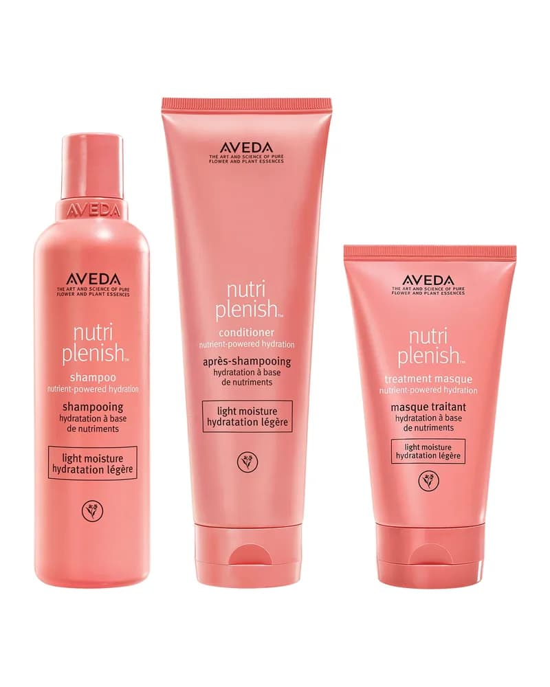 Aveda Nutriplenish Light Moisture Shampoo & Conditioner with Mask Bundle