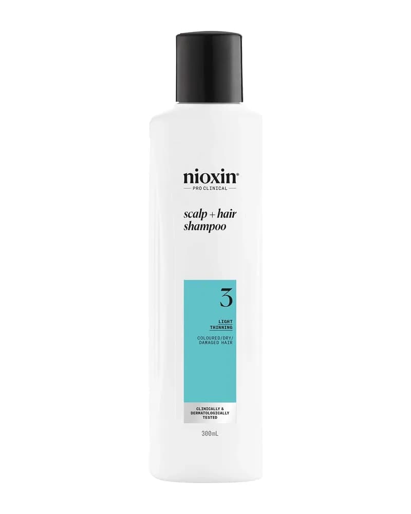 NIOXIN Scalp and Hair Thickening System 3 Shampoo for Coloured Dry and Damaged hair with Light Thinning 300ml