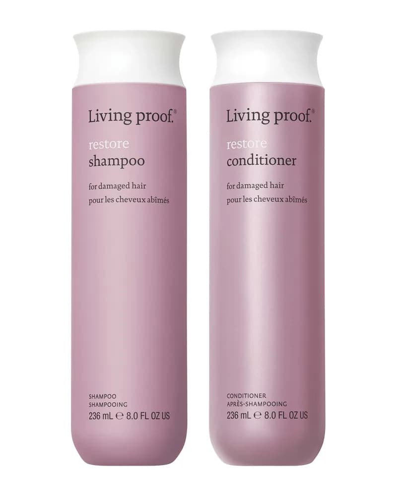 Living Proof Restore Shampoo and Condtioner Bundle for Damage Repair, Strengthening and Shine
