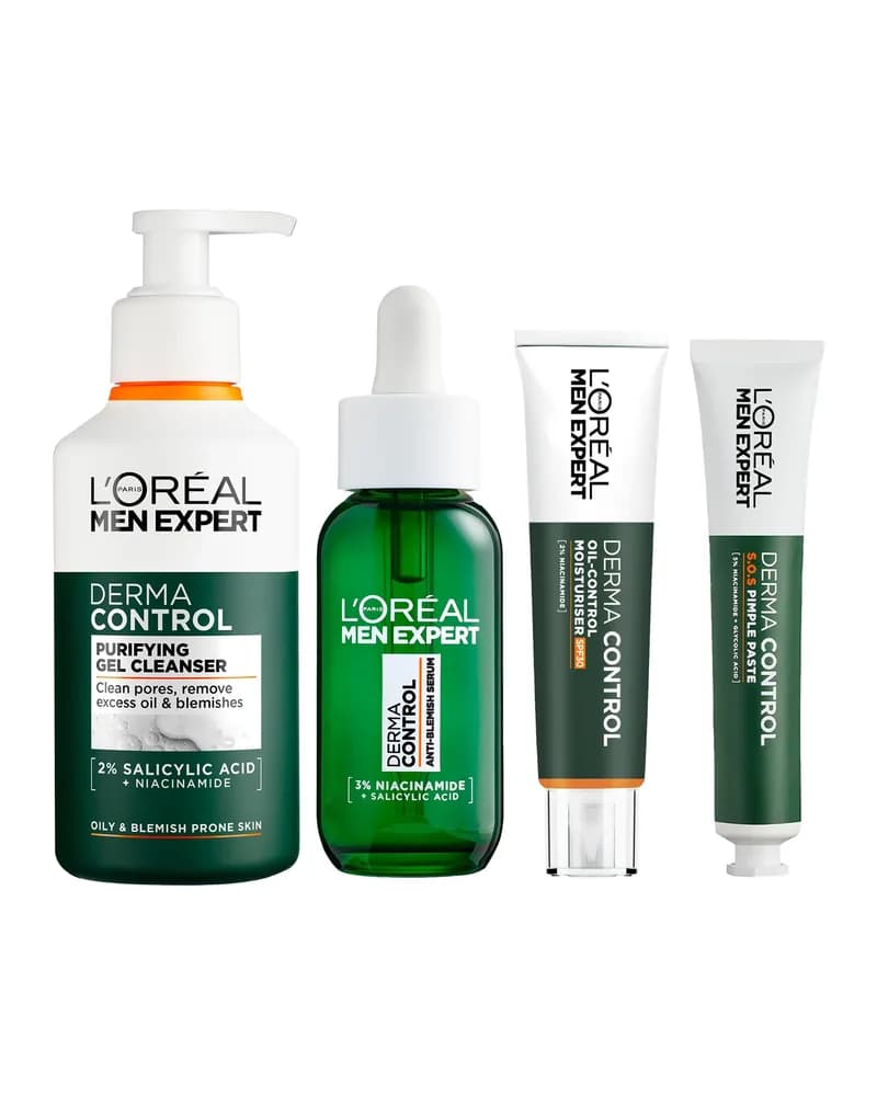 L'Oréal Paris Men Expert Derma Control Routine Bundle