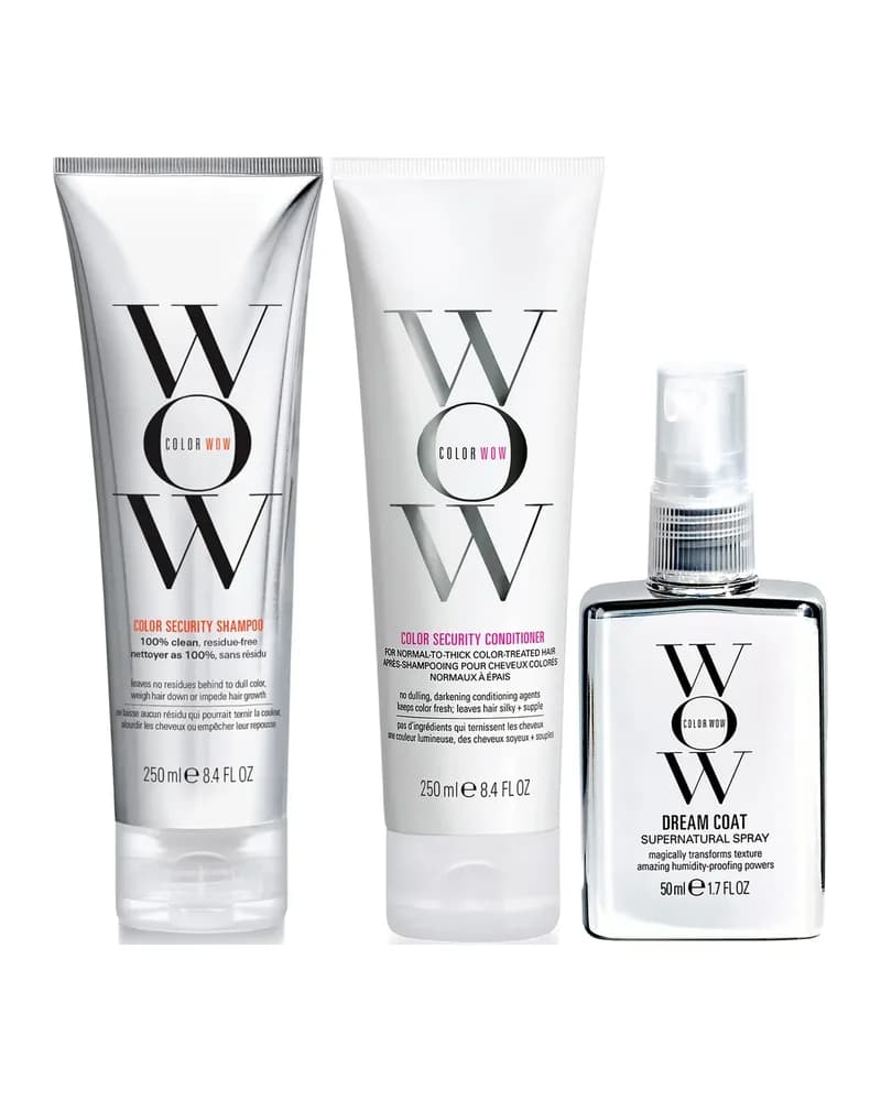 Color Wow Dream Clean Normal to Thick and Travel Dream Coat Supernatural Spray Trio