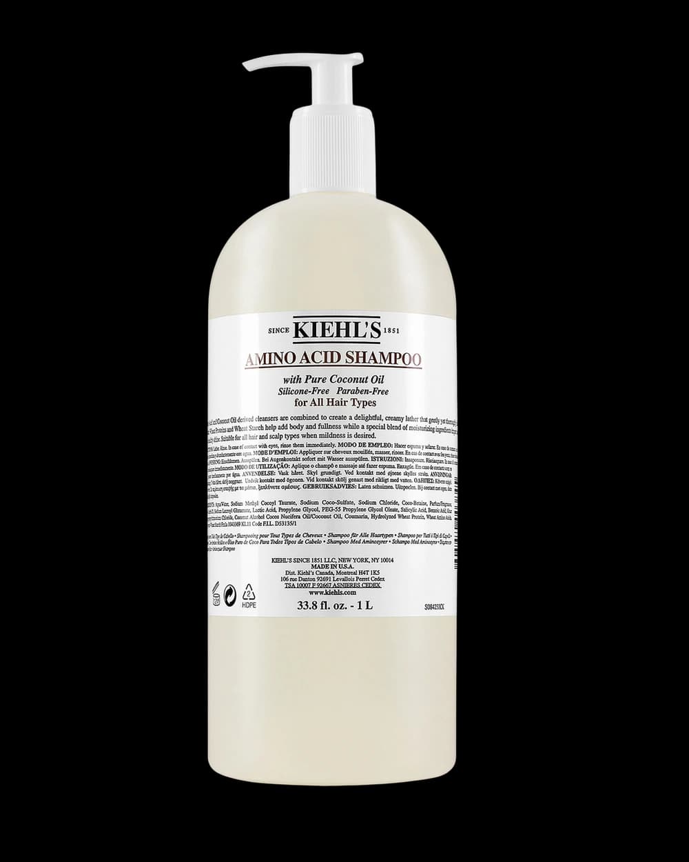 Amino Acid Shampoo with Pure Coconut Oil - 33.8 oz