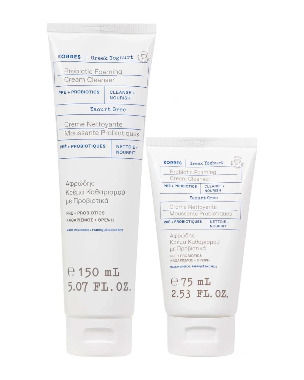 KORRES Greek Yoghurt Foaming Cream Cleanser Duo ($52 Value)