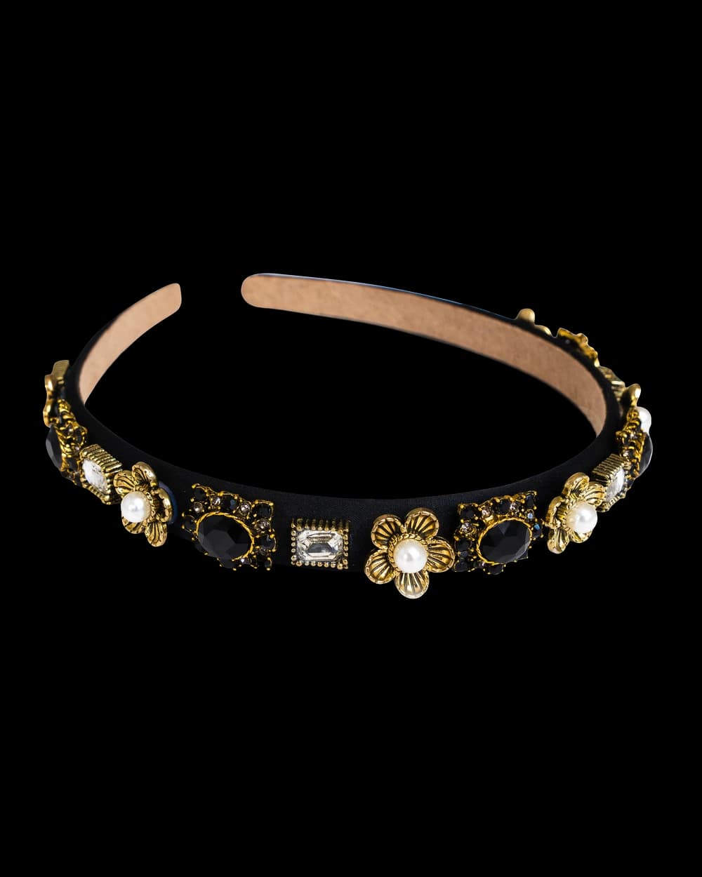 Black Ornate Headband