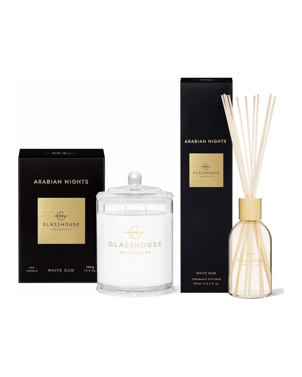 Glasshouse Arabian Nights Candle and Liquid Diffuser