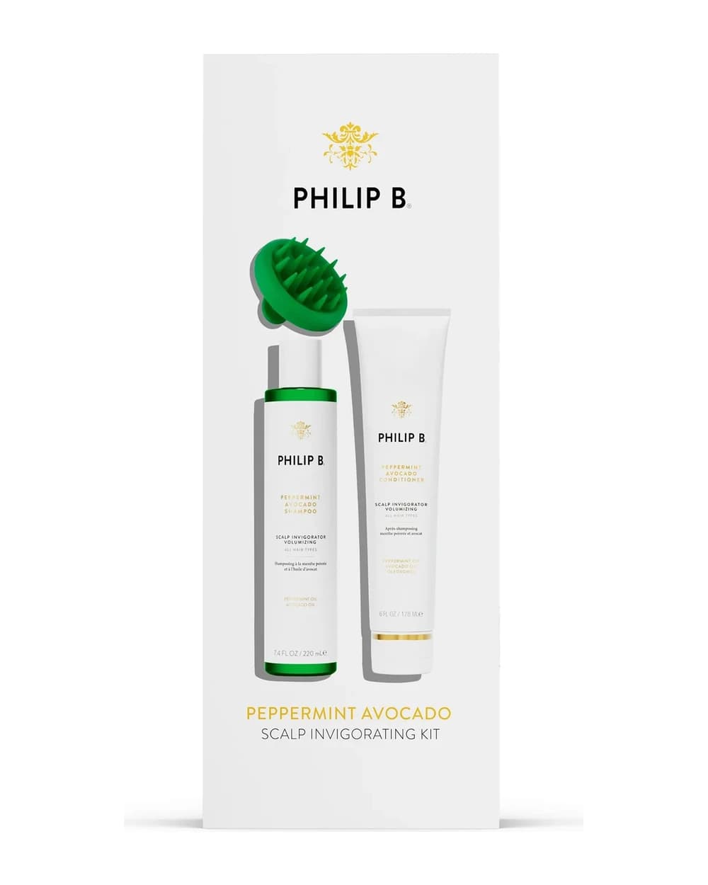 Philip B. Peppermint Avocado Scalp Invigorating Kit