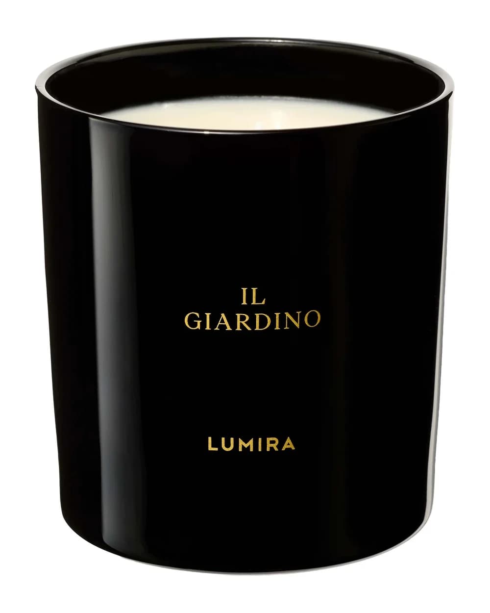 LUMIRA Il Giardino Black Candle 10.5 oz