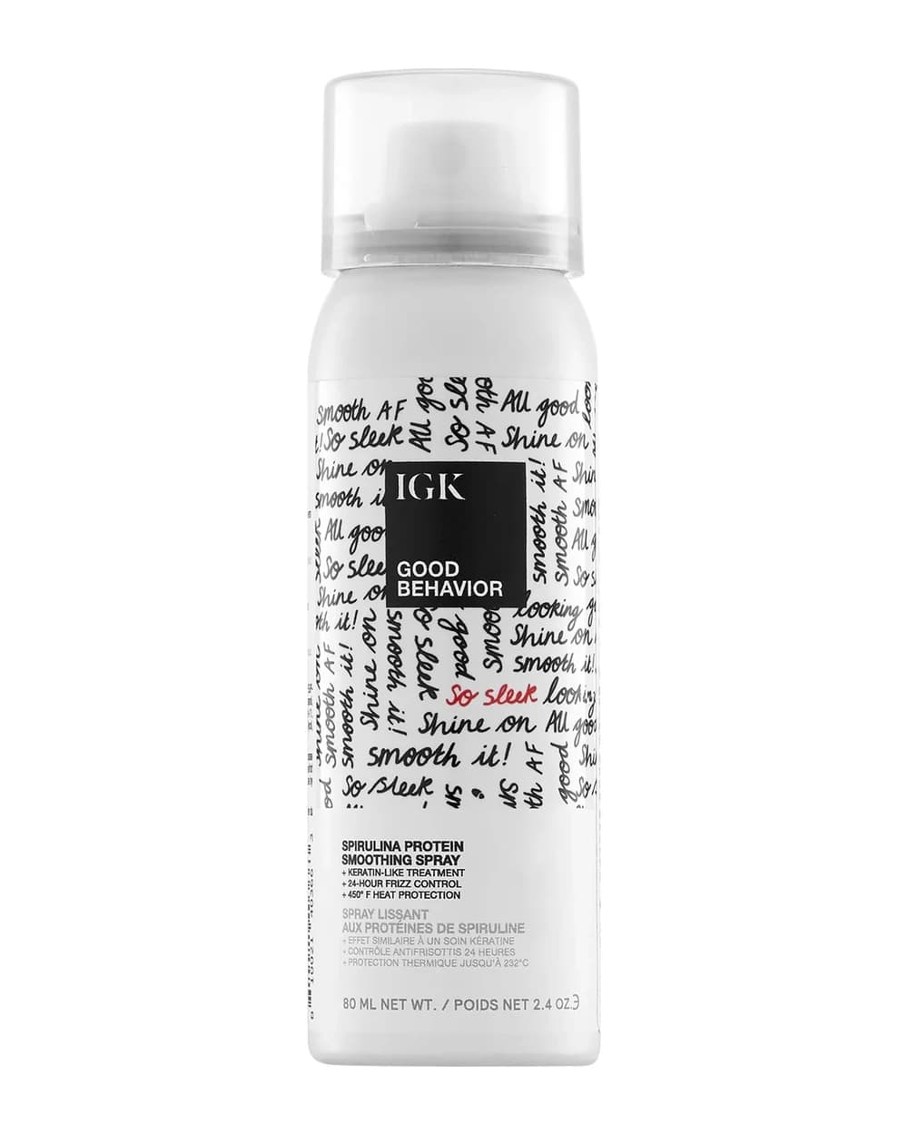 IGK Good Behavior Spirulina Protein Smoothing Spray Travel 70ml