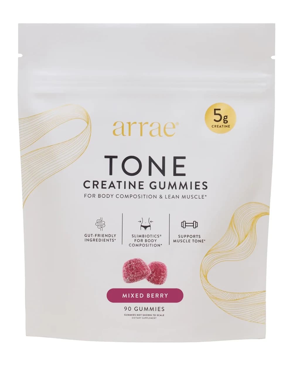 arrae Tone Creatine Body Composition Gummies - Mixed Berry