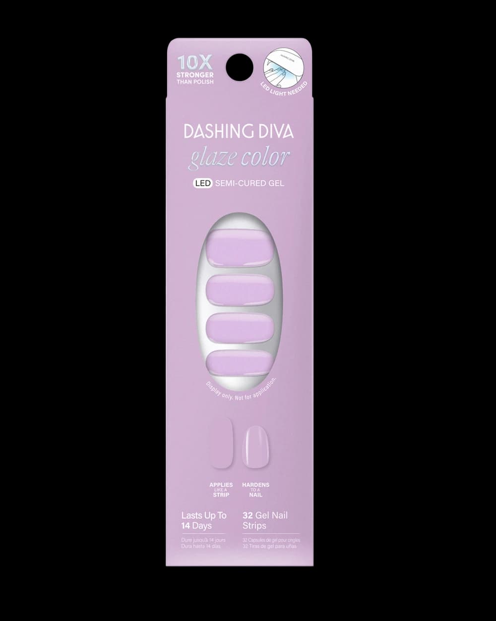 Glaze Color Semi-Cured Gel Nail Strips - Muse