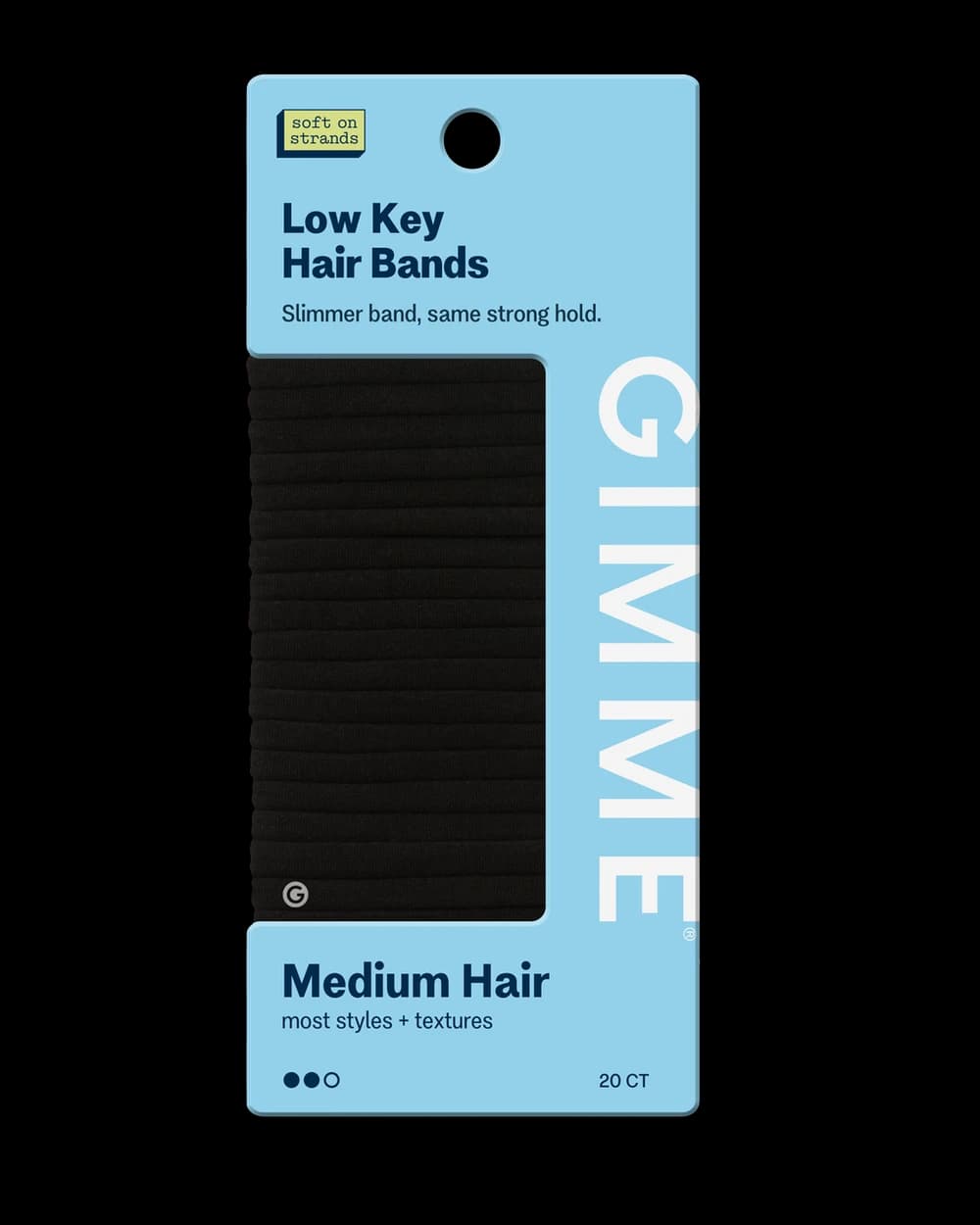Hair Band Low Profile - Black