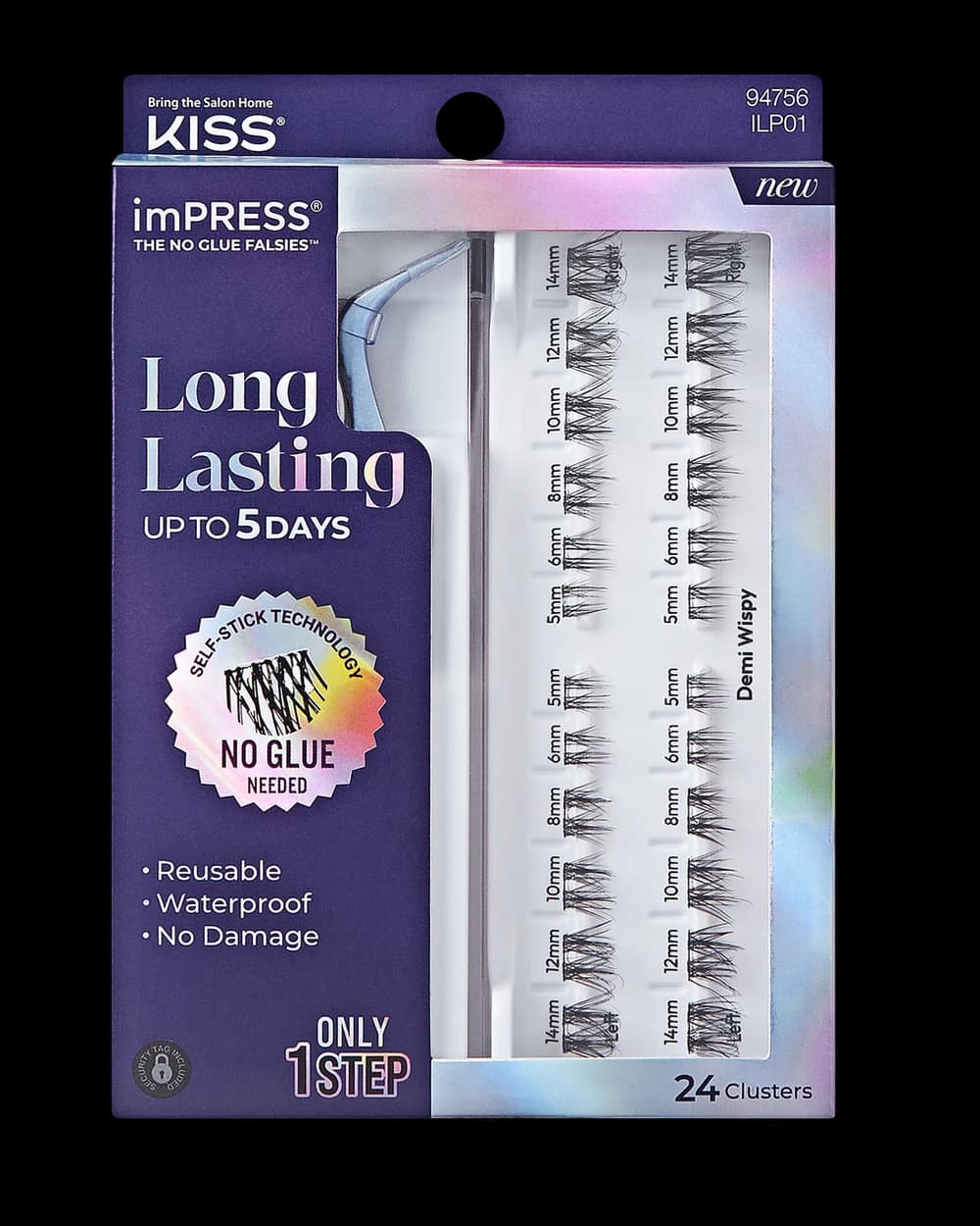 imPRESS Long Lasting Self Adhesive Eyelashes - Demi Wispy