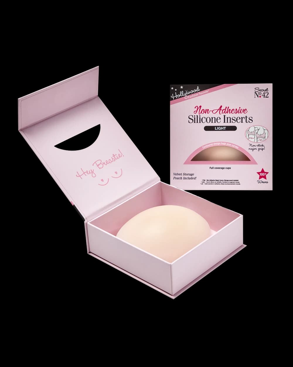 Non-Adhesive Silicone Inserts, Nipple Concealers - Light