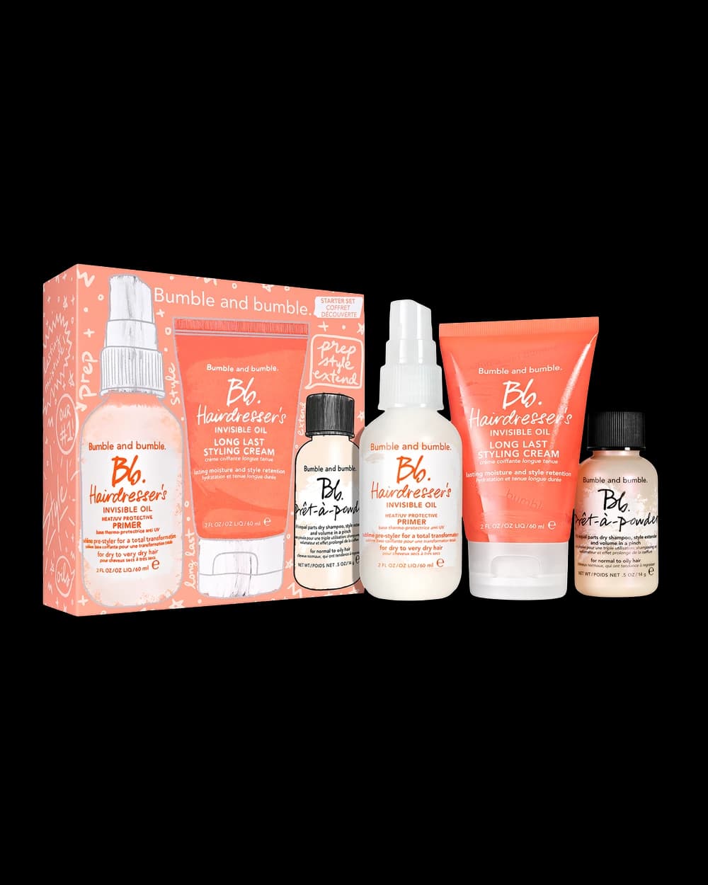 Prep, Style + Extend Hair Set