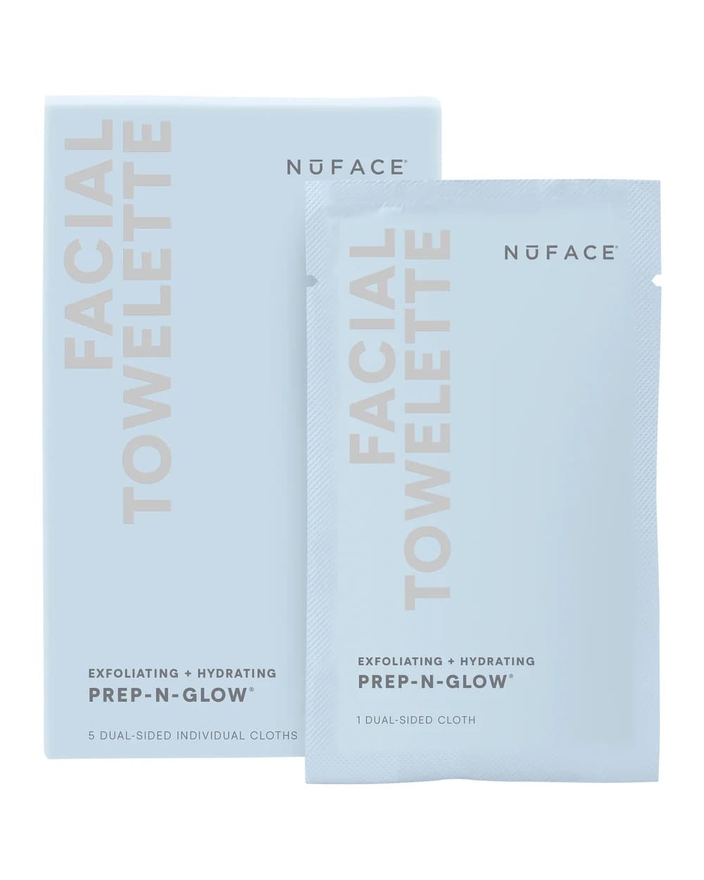 NuFACE Prep-N-Glow Salviette Viso (Pacco da 5)