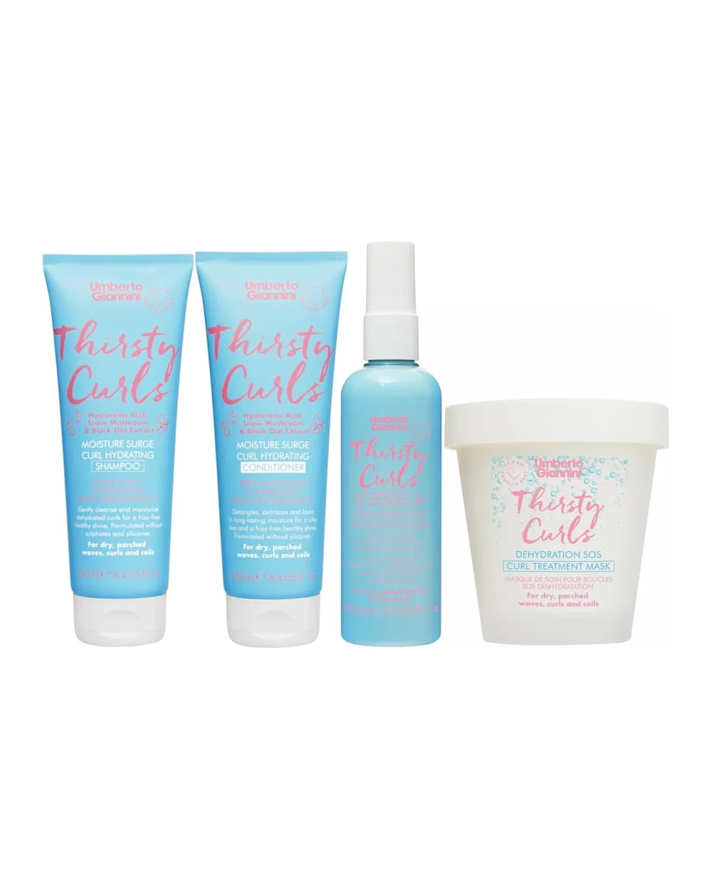 Umberto Giannini Thirsty Curls Hydration Bundle