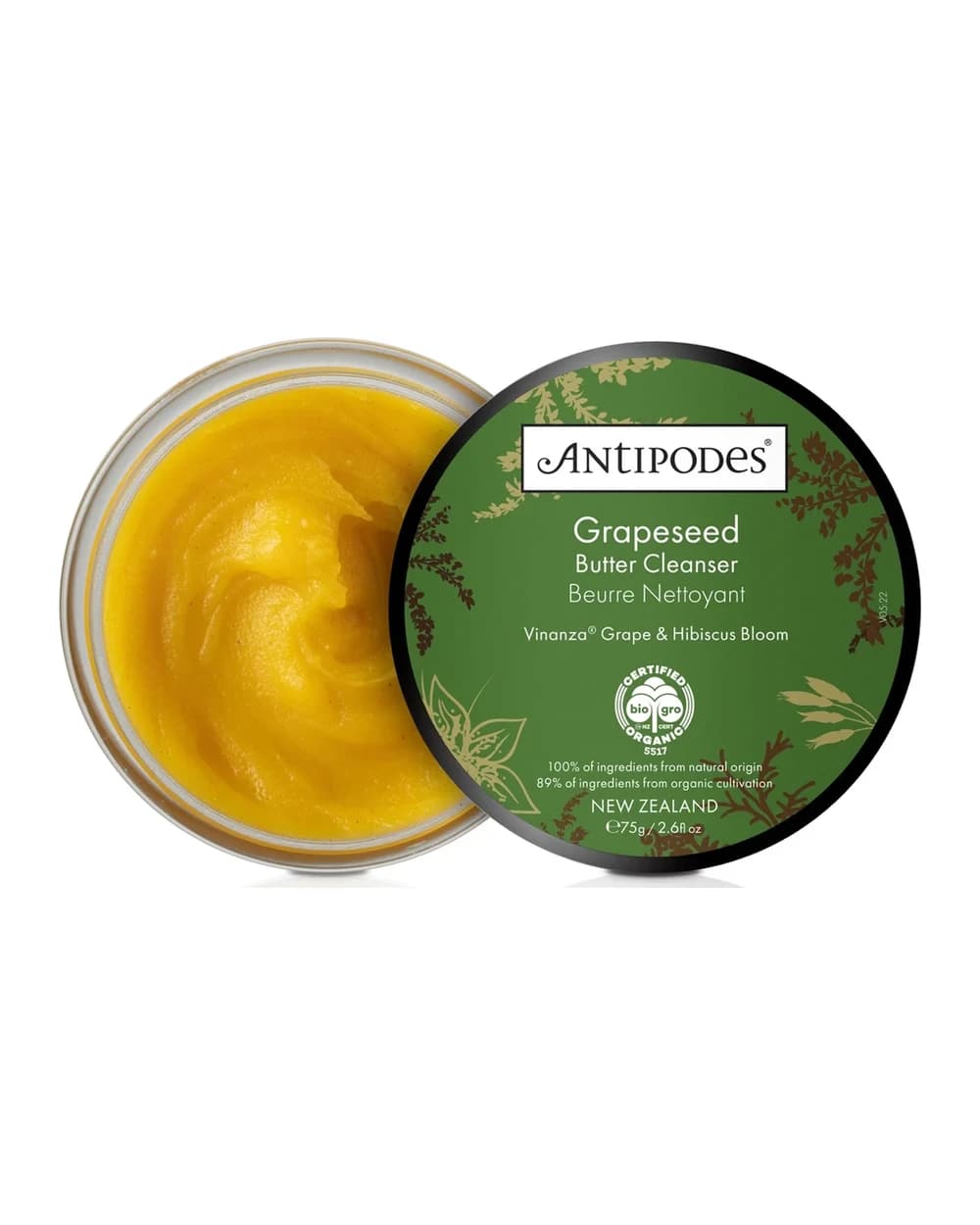 Antipodes burro detergente viso ai vinaccioli (75 g)
