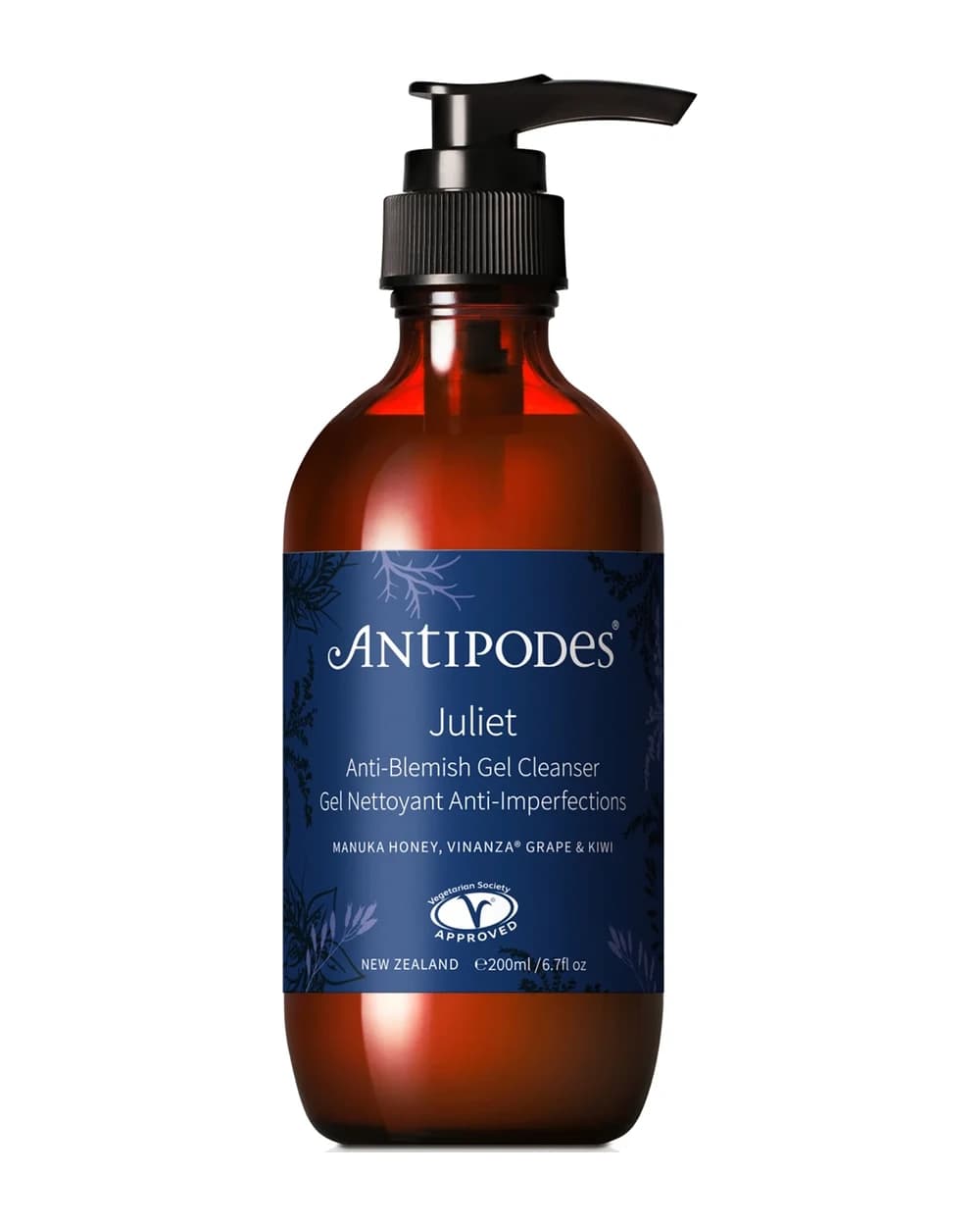 Gel detergente illuminante di Antipodes Juliet 200ml