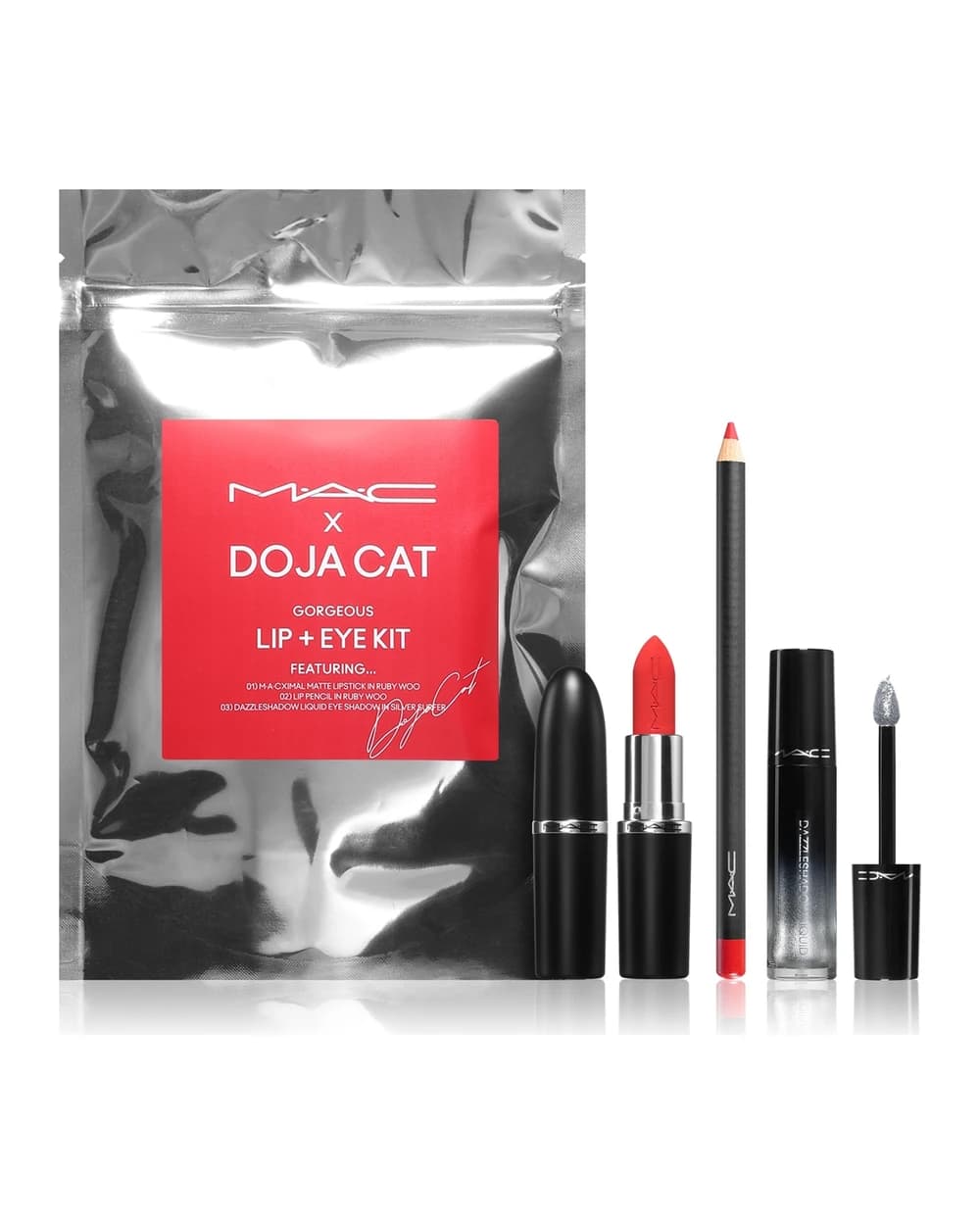 MAC Cosmetics MAC x Doja Cat Gorgeous Lip & Eye Kit set per il makeup