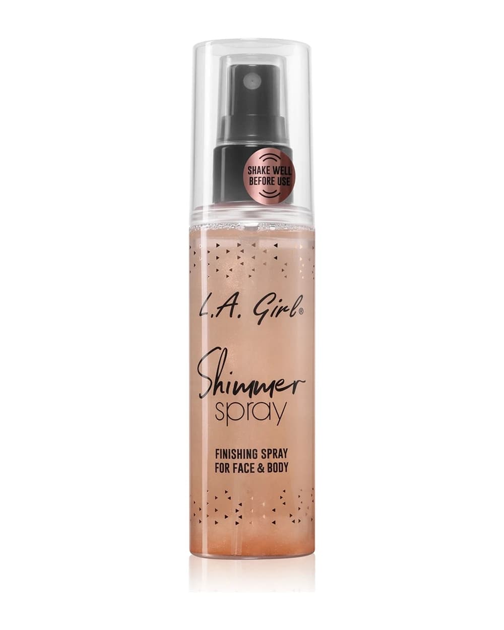 L.A. Girl Cosmetics Shimmer Spray fissante per il trucco per viso e corpo
