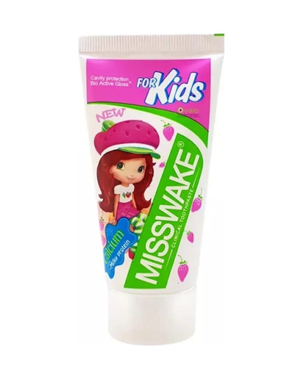 خمیردندان کودکان میسویک دخترانه توت فرنگی 50ml