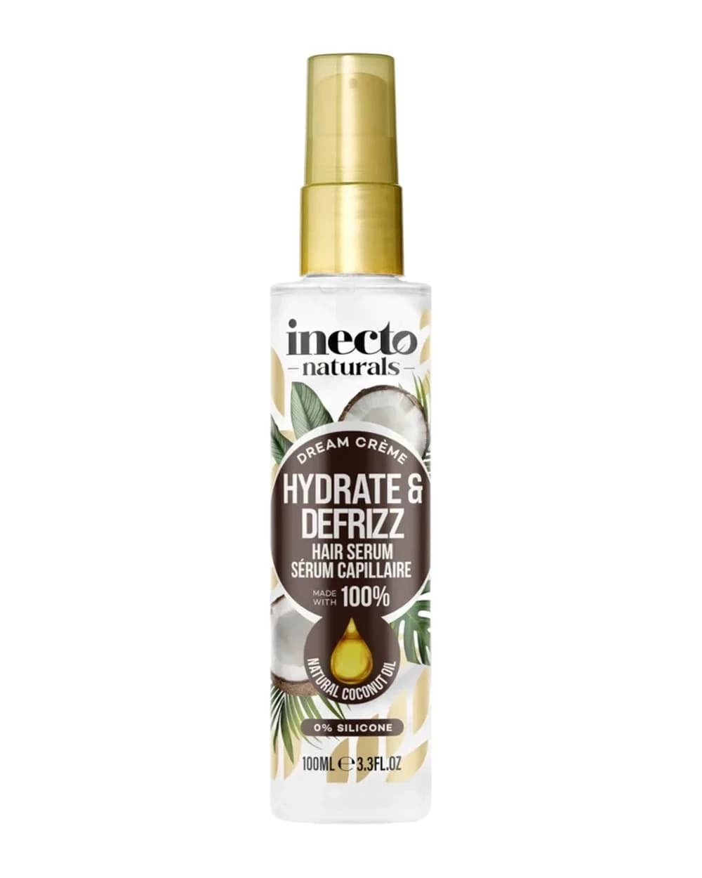 سرم مو حاوی روغن نارگیل Hydrate & Defrizz اینکتو 100ml