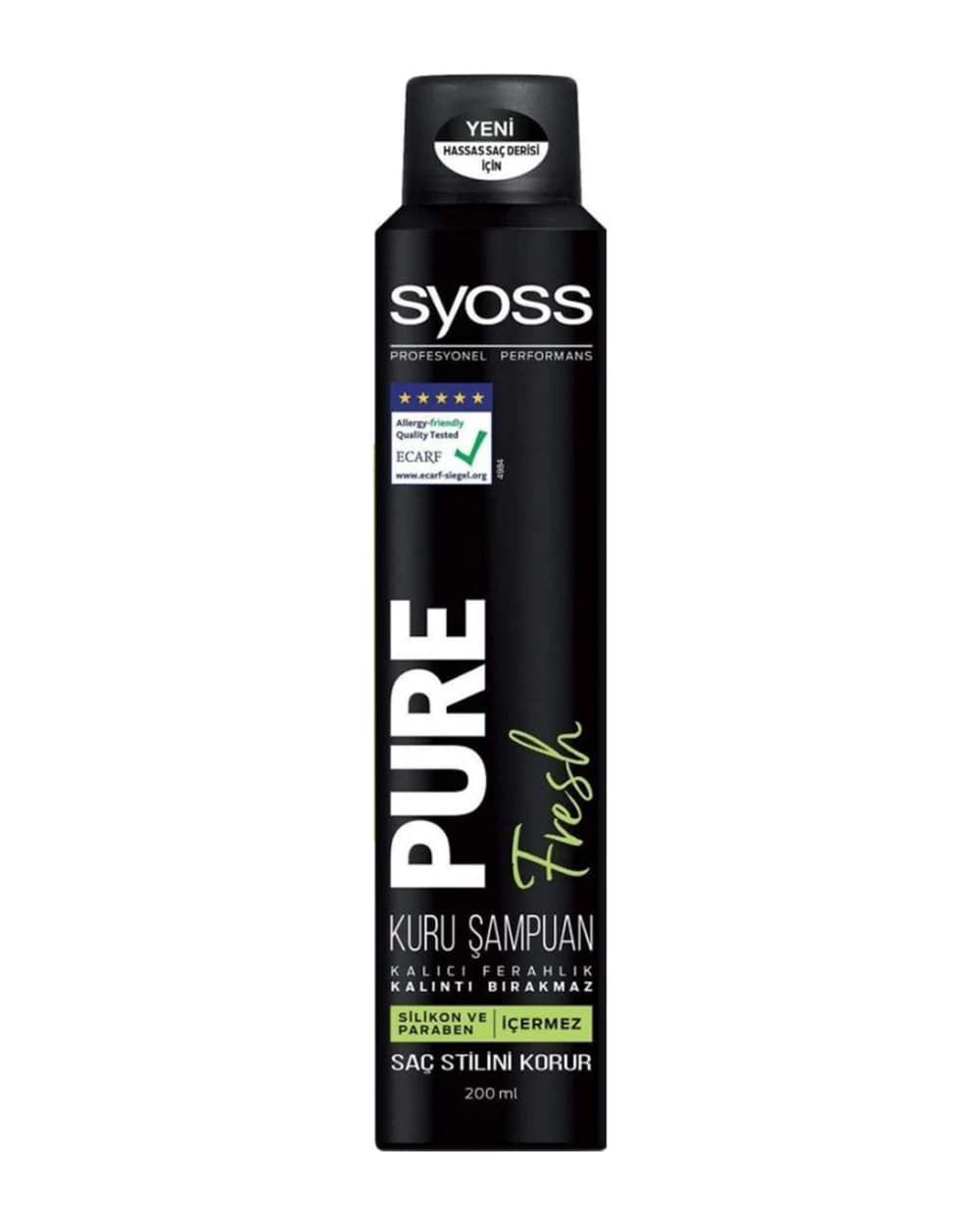 شامپو خشک شاداب کننده Pure Fresh سایوس 200ml