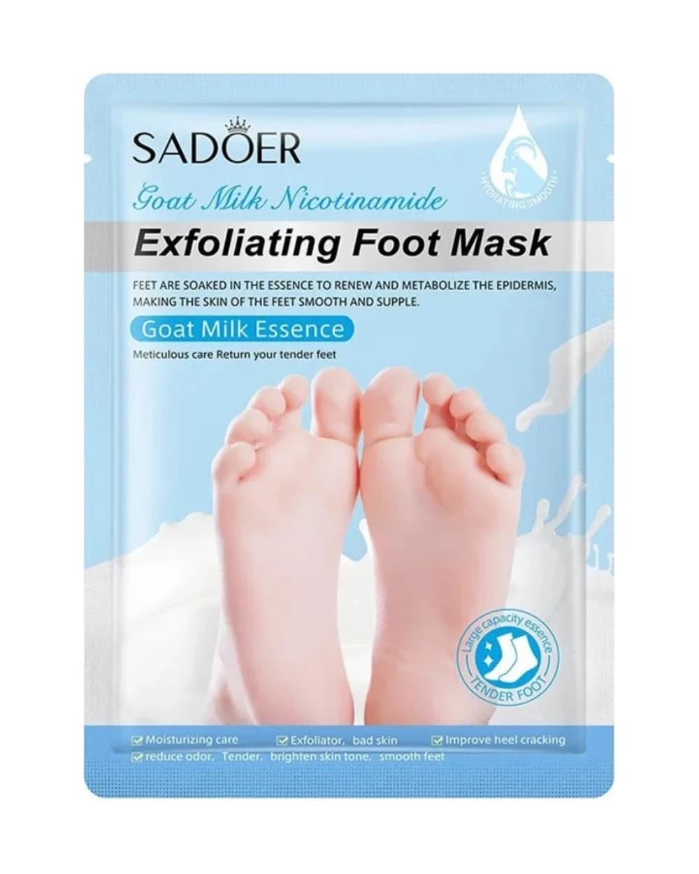 ماسک پا عصاره شیر بز سادور 35gr