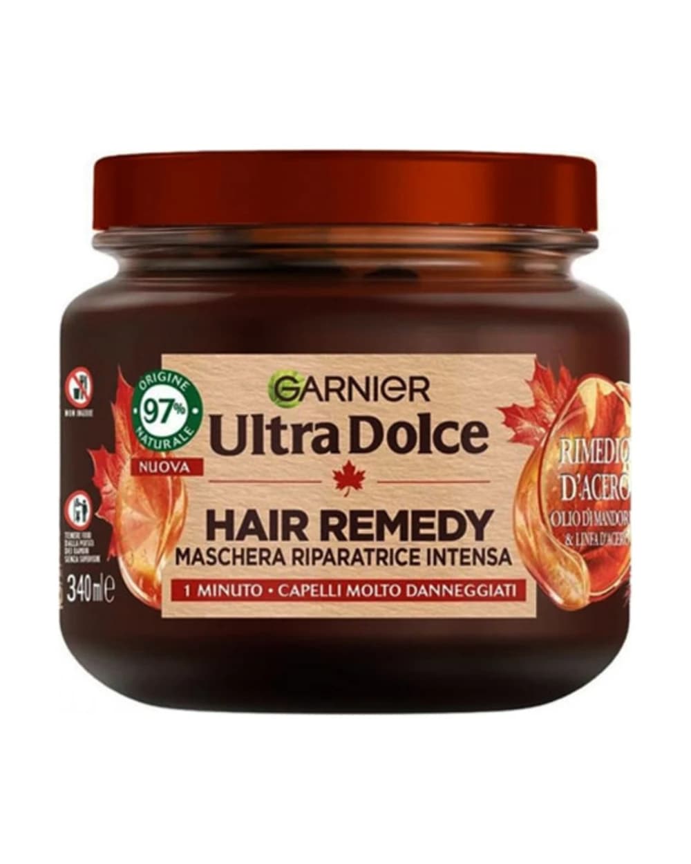 ماسک مو ترمیم کننده افرای گارنیه 340ml Ultra Dolce