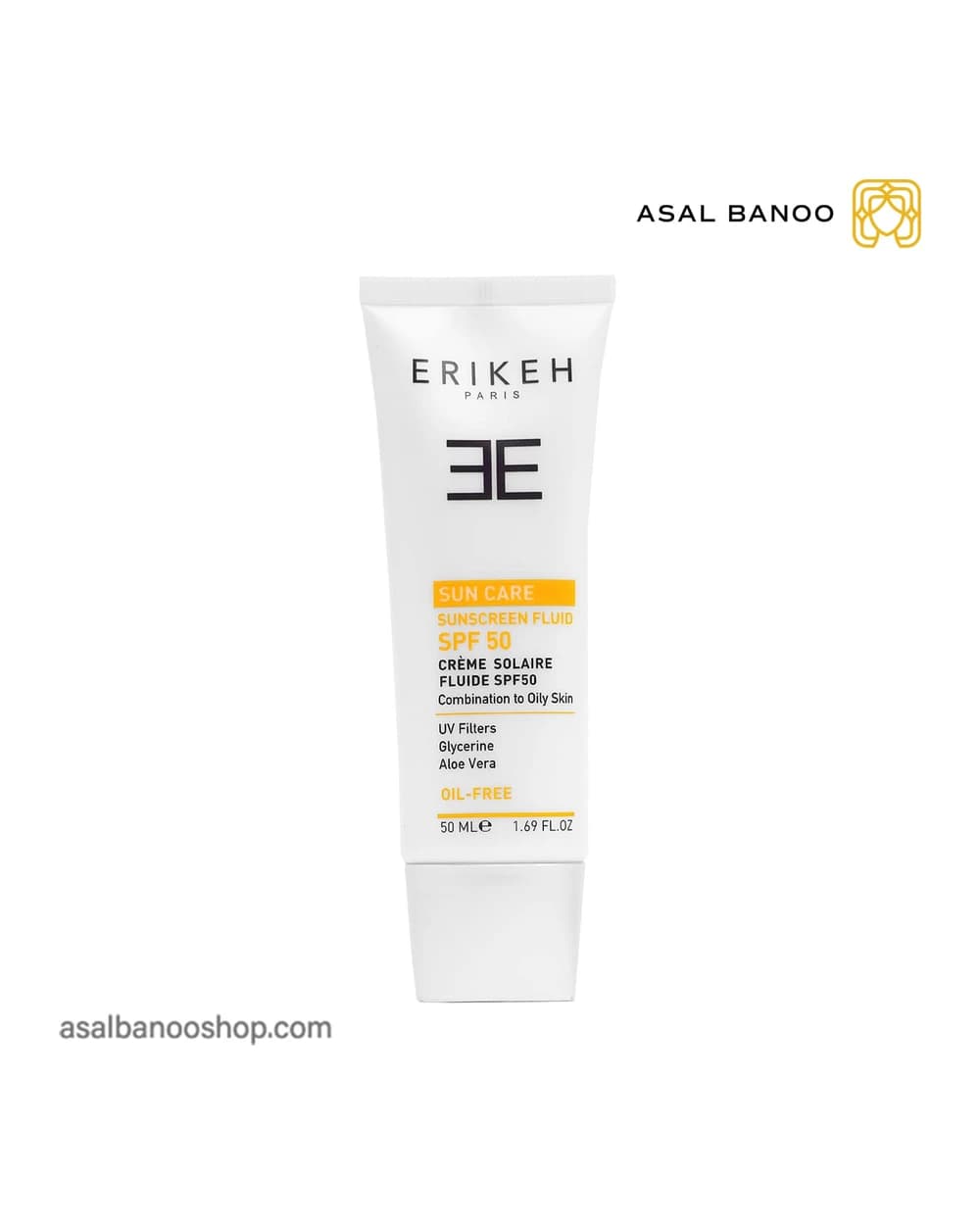 ضد آفتاب پوست مختلط تا چرب SPF50 اریکه