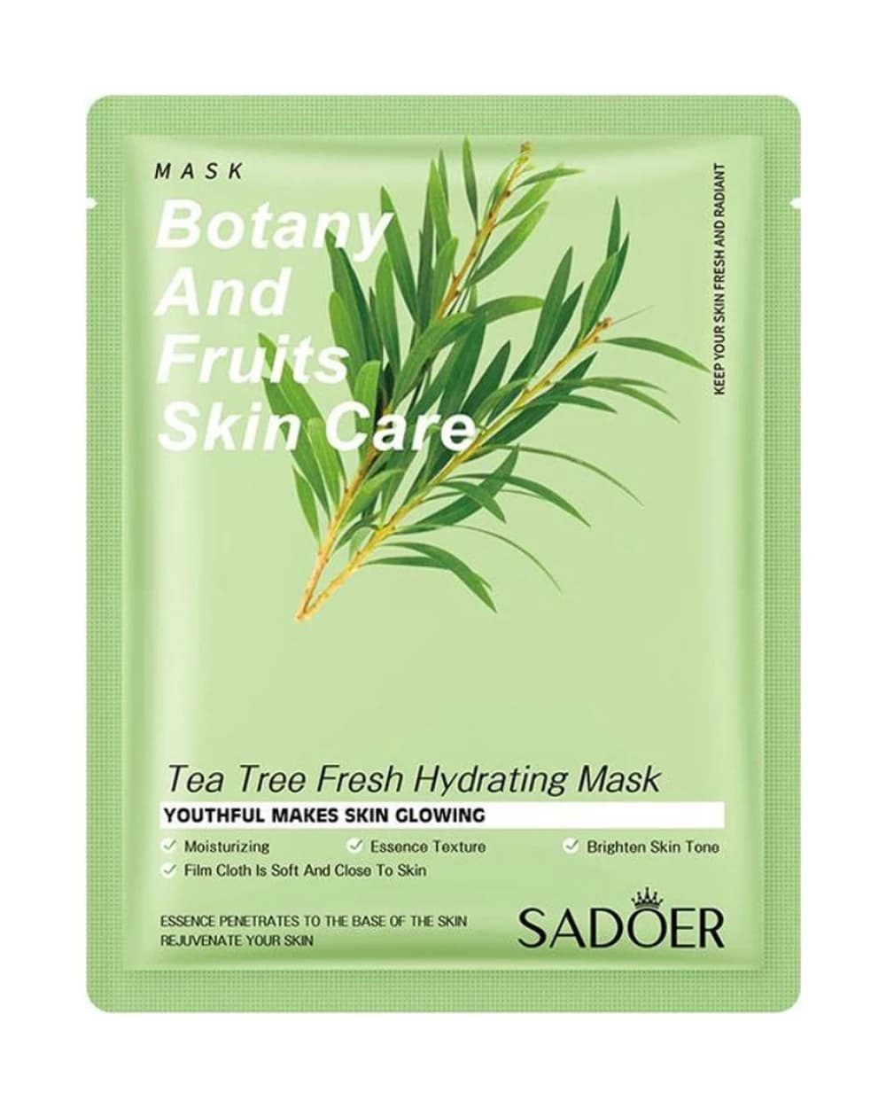 ماسک نقابی عصاره درخت چای سادور 25gr