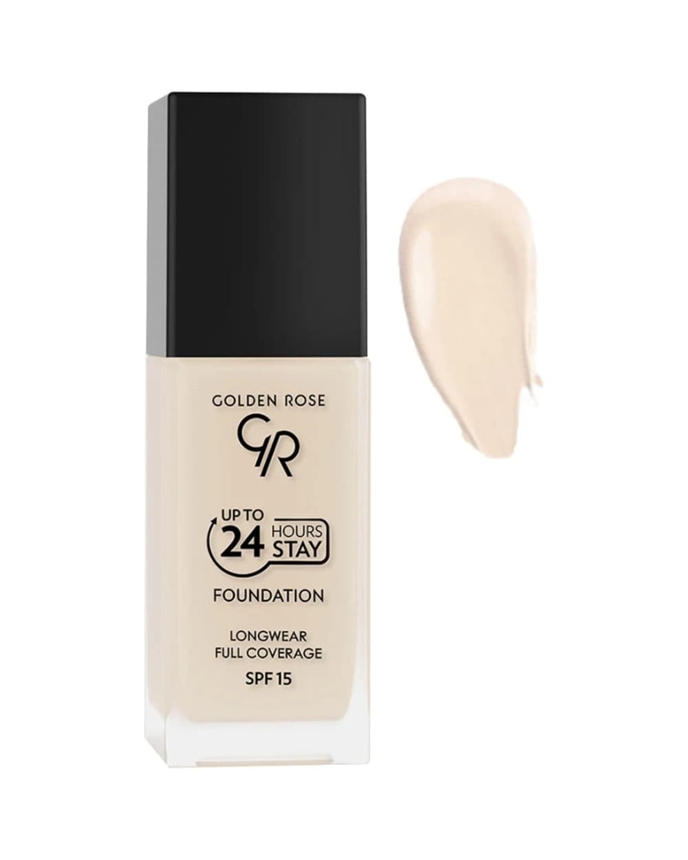 کرم پودر 24 ساعته SPF15 گلدن رز 35ml