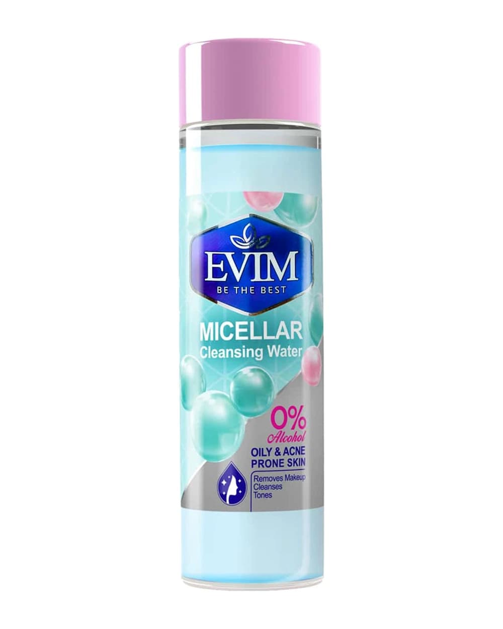 میسلار واتر پاک کننده آرایش پوست چرب و مستعد آکنه ایویم 210ml