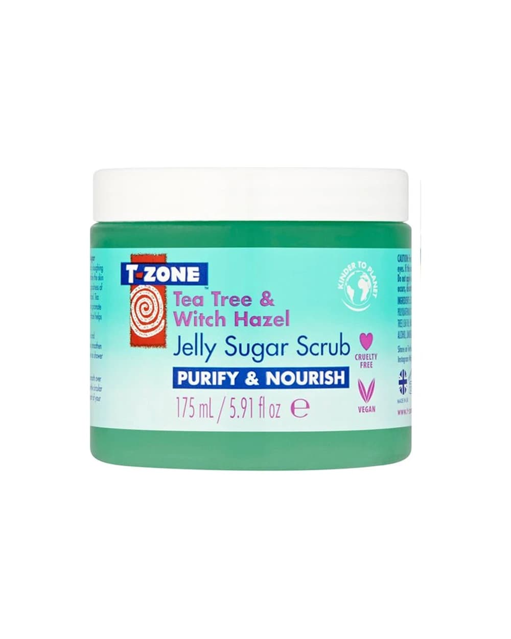 ژل اسکراب شکری Tea Tree & Witch Hazel تی زون 175ml
