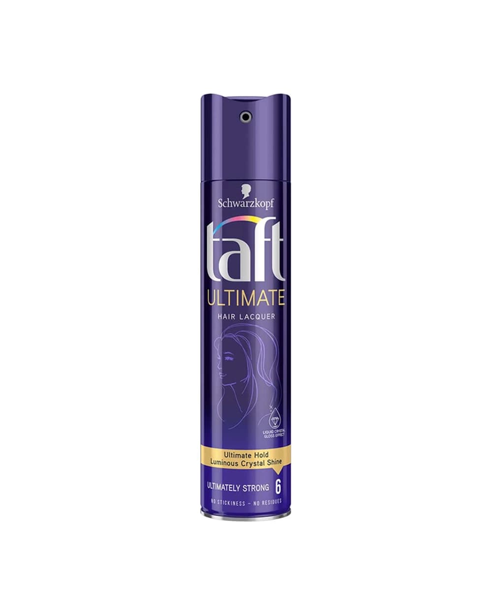 اسپری براق کننده و حالت دهنده قوی مو Ultimately Strong 6 تافت 250ml
